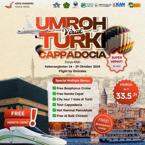 Travel Umrah & Haji Plus Ekonomis 2025 Sesuai Sunnah Dibogor